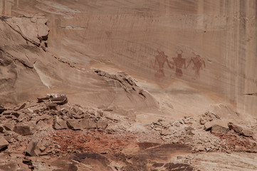 Petroglyphen im Calf Creek Canyon