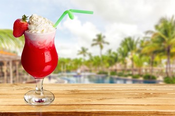 Cocktail, Daiquiri, Strawberry.