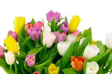 bouquet of  tulips flowers mothers day celebration birthday
