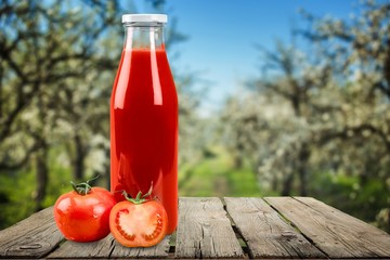 Ketchup, tomato, closeup.