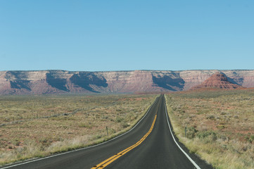 Highway at Valley of the Gods