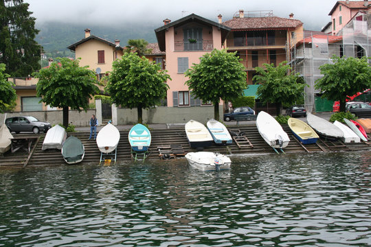 Lago di Como: Barchette al sole