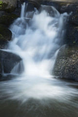 Long exposure of Highland Park Falls of Birch Mountain Brook.