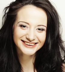 Obraz premium smiling brunette