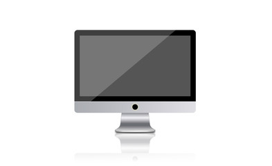 Realistic Monitor Vector Design