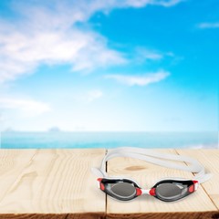 Obraz premium Swimming Goggles, Swimming, Isolated.