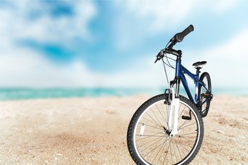 Fototapeta premium Bicycle, Mountain Bike, Isolated.