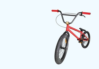 Fototapeta premium Bicycle, Mountain Bike, Isolated.