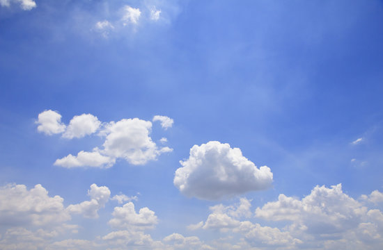 Stock Photo - Blue sky and clouds
