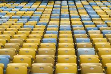 Fototapeta premium Siedzisko stadionowe