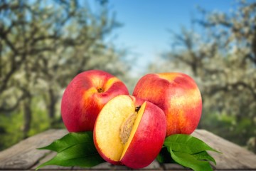 Peach, Nectarine, Fruit.