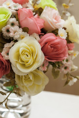 Bouquet flower in vase