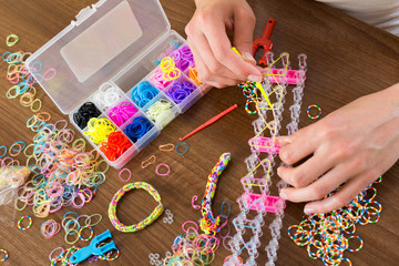  elastic  loom bands for needlework