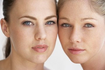 Portrait Of Two Young Women