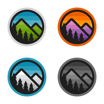 Mountain badges