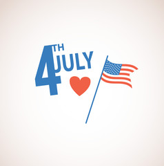 Happy independence day United States of America, 4th of July