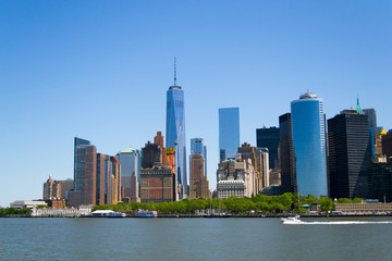 Fototapeta na wymiar Downtown NYC skyline