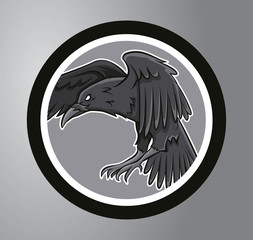 Ravens Circle sticker