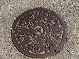 天童市のマンホール