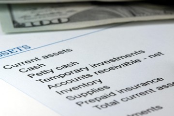 Fototapeta premium Business accounting profit statement