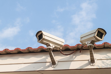 Obraz premium Security Camera or CCTV