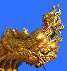 Fototapeta na wymiar Golden dragon