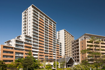 Fototapeta premium 高層マンション