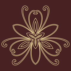 Floral Vector Abstract Pattern