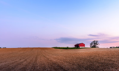 Fototapeta premium Maryland Farm with red Barn