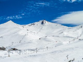 Montanhas do Vale Nevado Chile