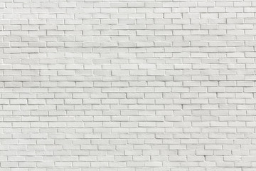 Fototapeta na wymiar White brick wall