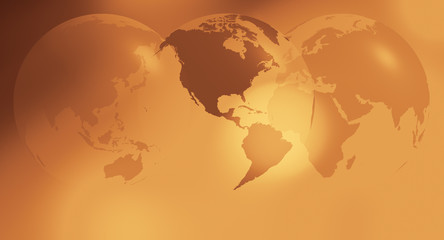 International gold business background