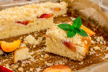 Nectarine pie