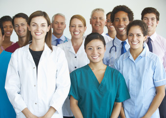 Fototapeta premium Portrait Of Medical Team