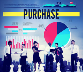 Purchase Buy Commerce Sale Retail Marketing Concept