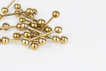 Jewelry for piercing - Stock Image macro.