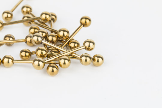 Jewelry for piercing - Stock Image macro.