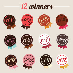 12 winners