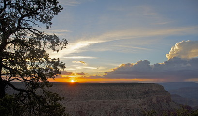 Sonnenuntergang im Grand Canyon, Hermit's Rest