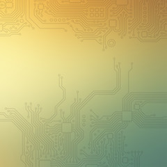 High-tech technology abstract background. Vector graphic template.