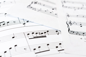 Obraz premium Notenheft