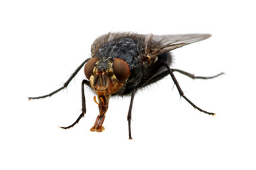 fly on a white