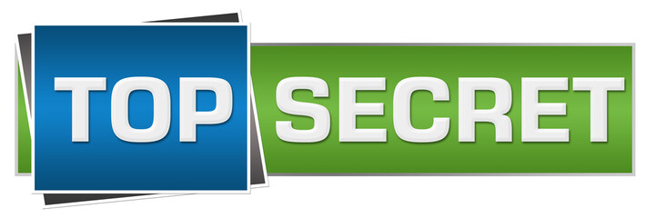 Top Secret Green Blue Horizontal 