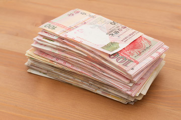 Stack of money bank note