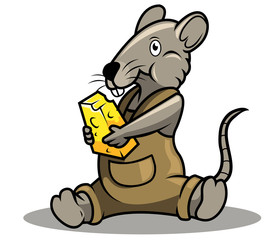 Rat and cheese