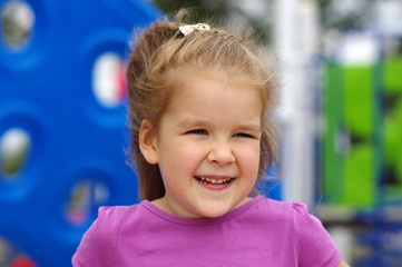  girl on a playground