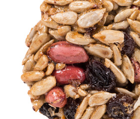 Candied roasted peanuts sunflower seeds. 