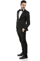 Man with a tuxedo