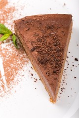 Cake, dessert, slice.