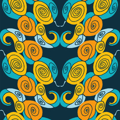 Seamless abstract symmetry pattern